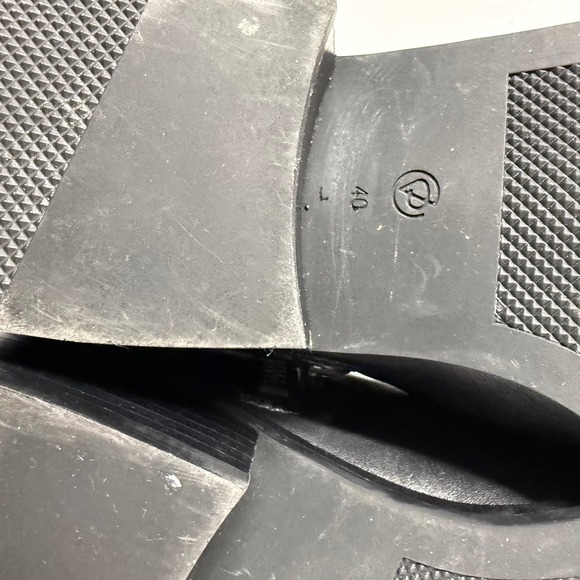 3.1 Phillip Lim Alexa Ankle Boot Black Leather Zip Square Toe Bootie Size 10 - Picture 11 of 11